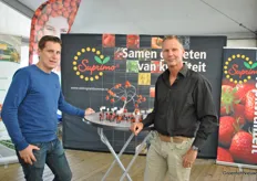 Adrie Mijdam en Jan Willem Tolhoek van Veiling Zaltbommel hadden de Limalexia ingediend voor de smaaktest.